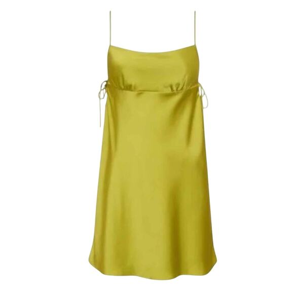 Rumored Dresses & Skirts - Rumored Meadow Slip Mini Dress Citron Size Large